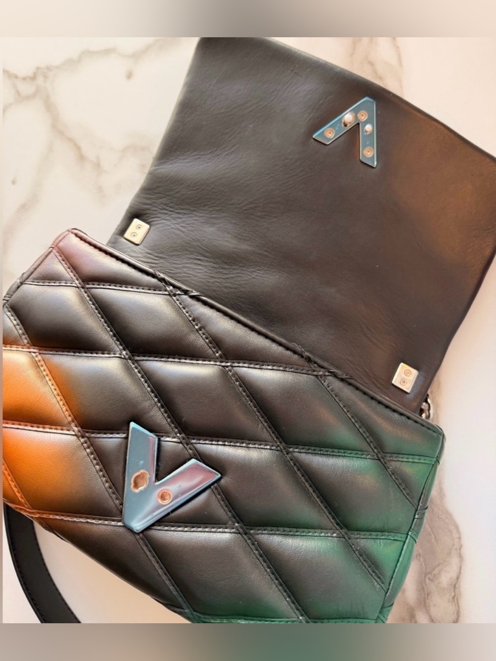 Louis Vuitton Shoulder bag Twist Puff in Black/Multicolour Calfskin leather - Picture 4 of 13